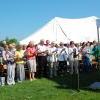 Church service in Park 26 May 12